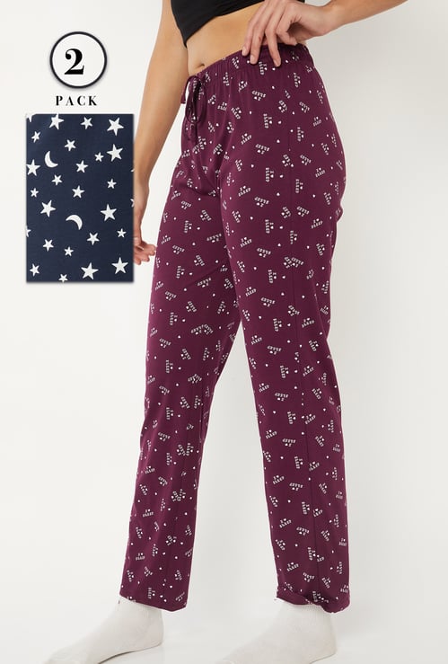 Women Printed Pyjamas - Pack of 2