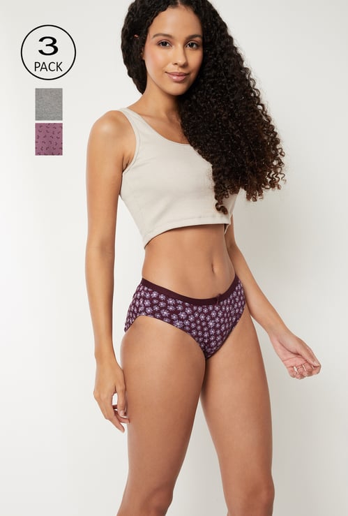 Women Assorted Bikini Panties - Pack of 3