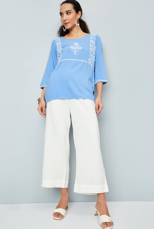 Women Solid Palazzos