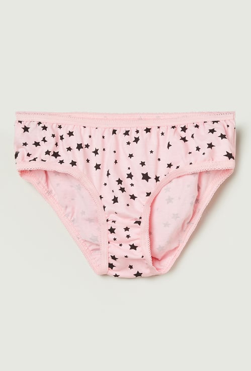 Girls Star Printed Panty