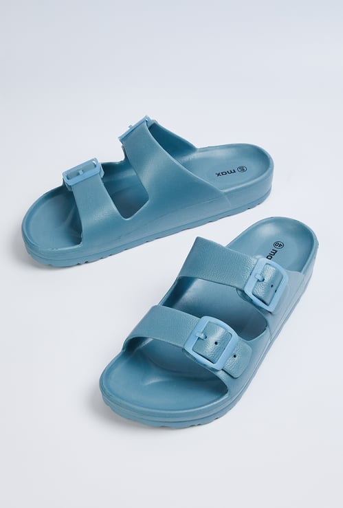 Men Buckle Upper Sliders