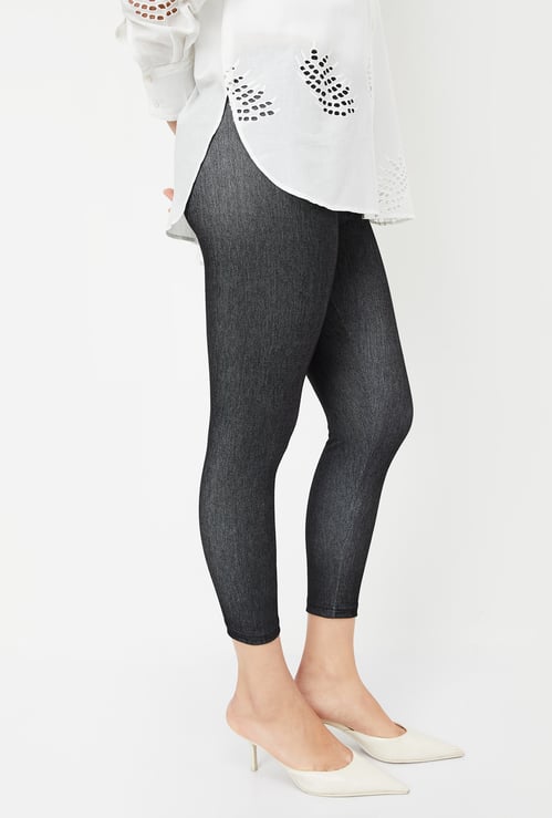 Women Solid Flexi Leggings