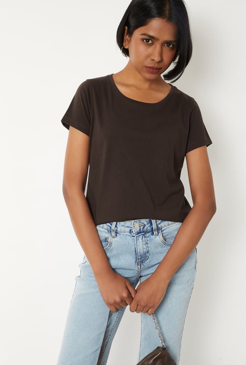 Women Solid T-shirt
