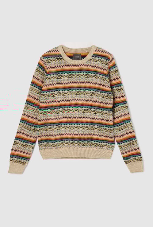 Boys Fair Isle Knitted Sweater