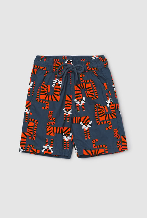 Boys Printed Elasticated Shorts