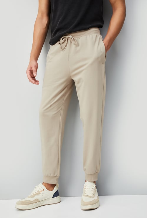 Men Solid Athleisure Joggers