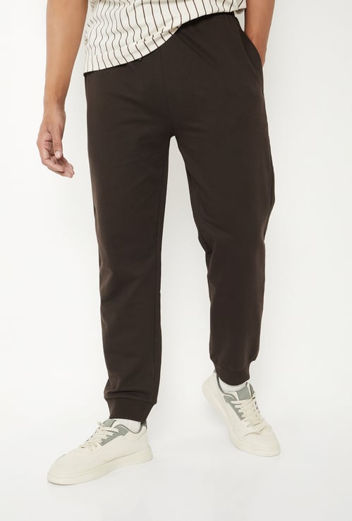 Men Solid Athleisure Joggers