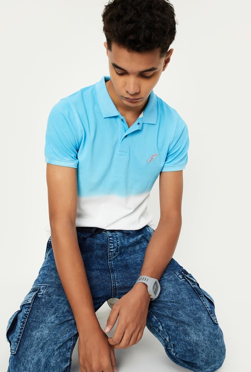 Boys Ombre Polo T-shirt