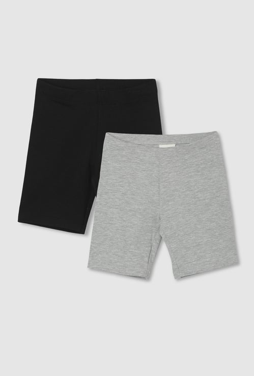 Girls Assorted Shorts - Pack of 2