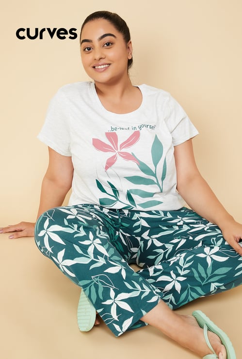 Women Printed PJ Set