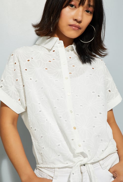 URB_N Women Schiffli Shirt