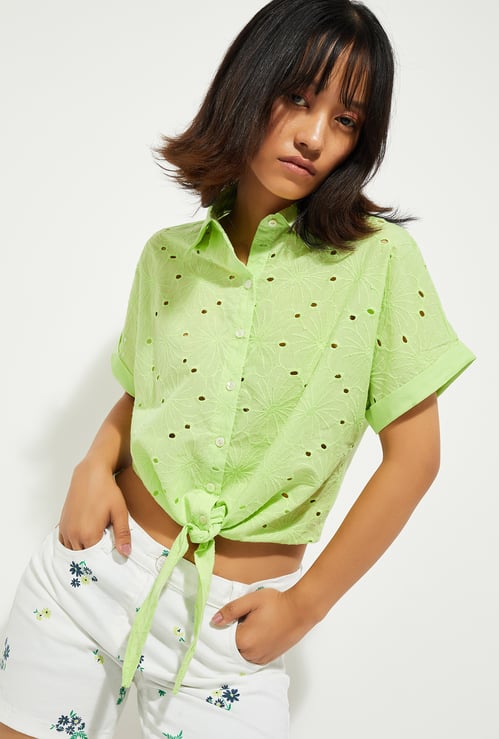 URB_N Women Schiffli Shirt