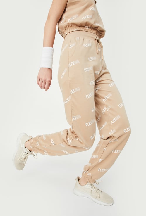 Women Typographic Printed Joggers