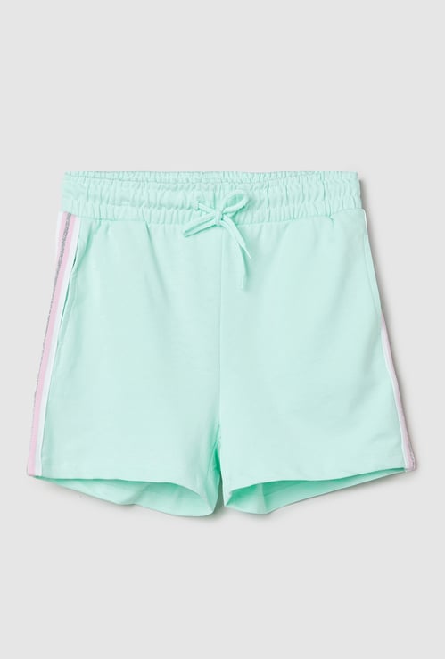 Girls Side Panelled Shorts