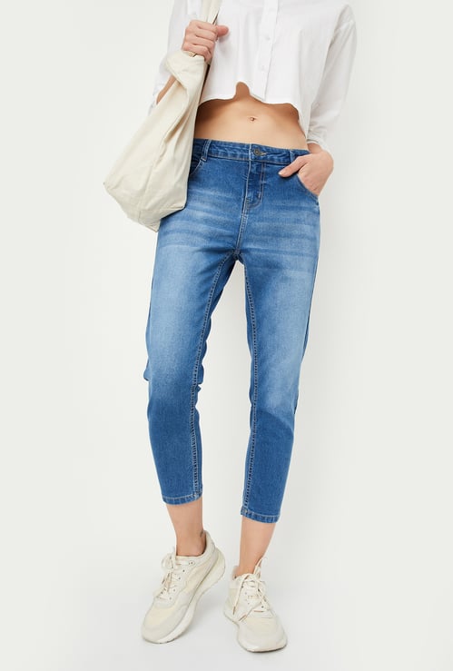 Women Washed Skinny Fit Jeans