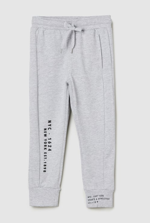 Boys Printed Knit Joggers