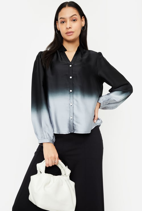 Women Ombre Shirt