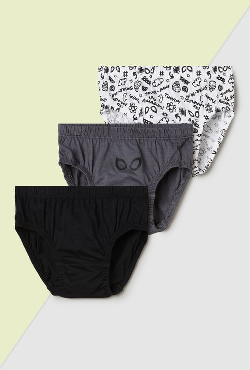 Boys Avengers Print Briefs - Pack of 3