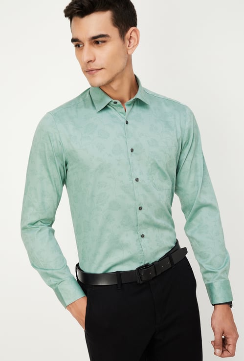 Men Regular Fit Printed Formal Shirt