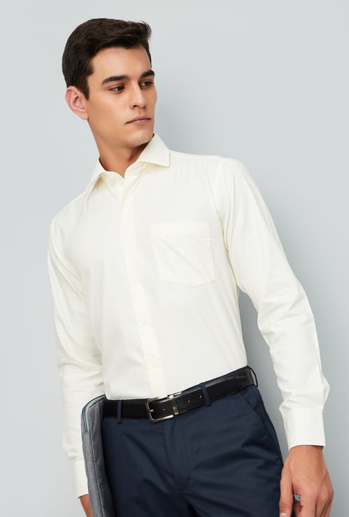 Men Regular Fit Woven Formal Shirt