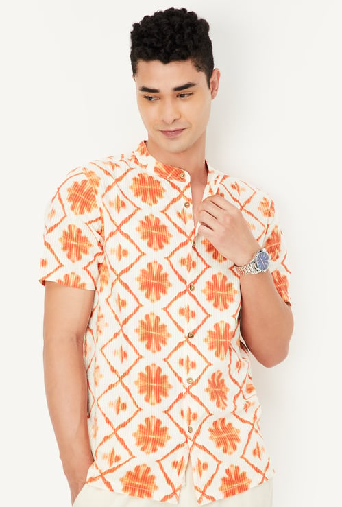 Men Printed Short Kurta