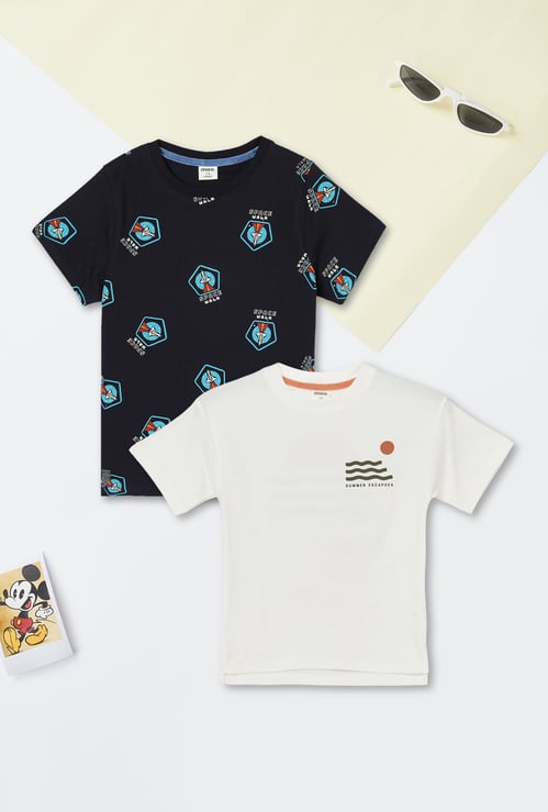 Boys Printed T-shirt - Pack of 2
