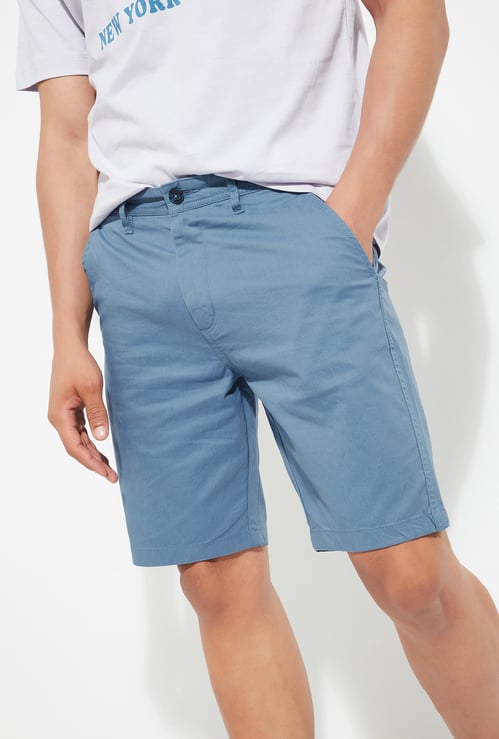 URB_N Men Solid Shorts