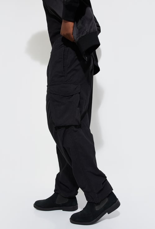 URB_N Men Carrot Fit Parachute Cargo Pants