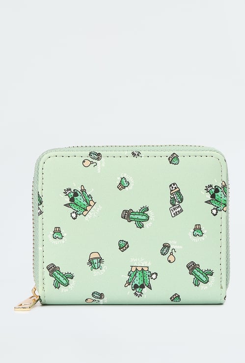 Women Printed Zip-Around Wallet