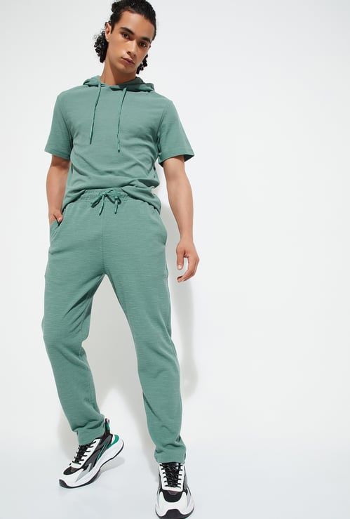 URB_N Men Waffle Knit Track Pants