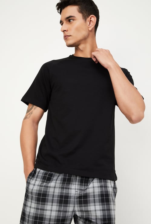 Men Solid Lounge T-shirt