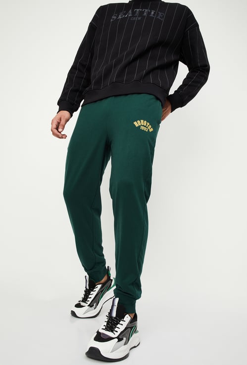 Men Solid Athleisure Joggers