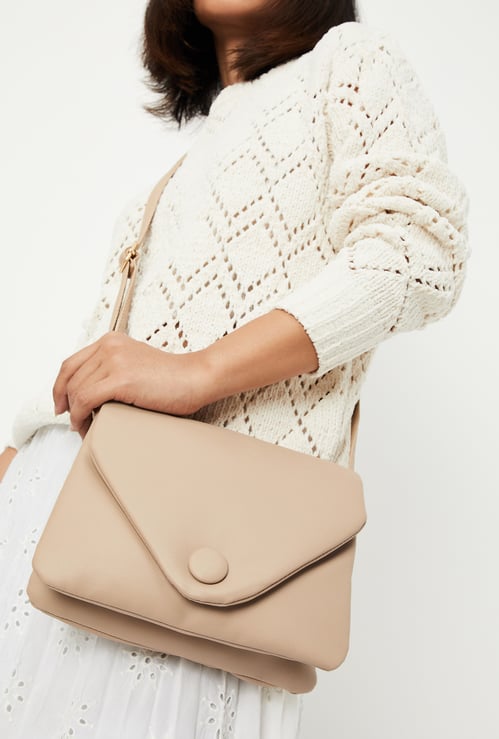 Women Solid Sling Bag