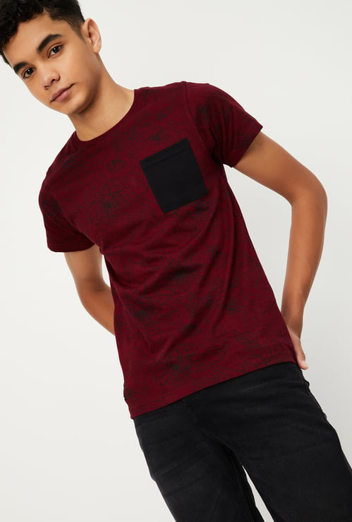 Boys Printed T-shirt with Pocket