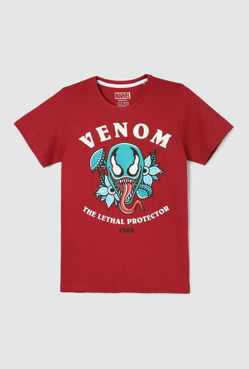 Boys Venom Printed T-shirt