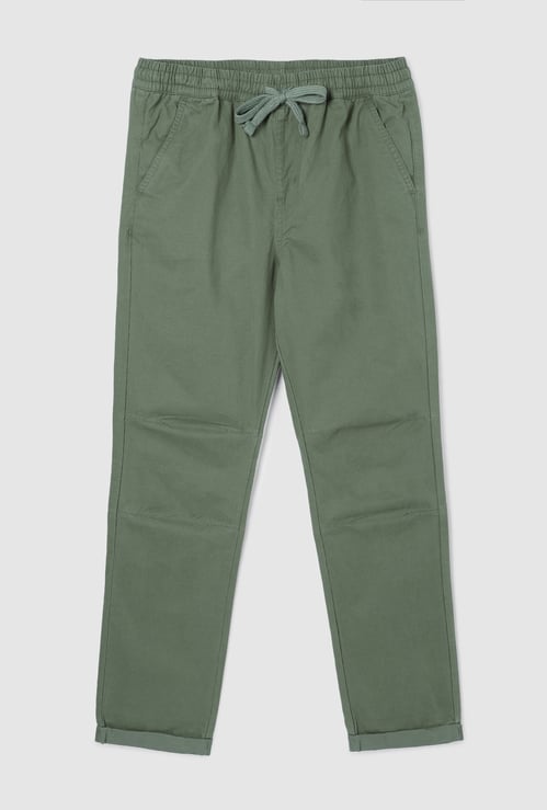 Boys Solid Trousers