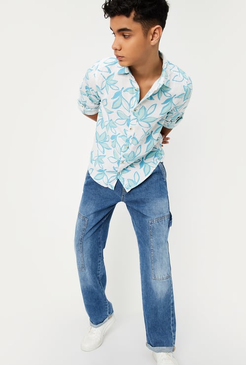 Boys All-Over Printed Shirt