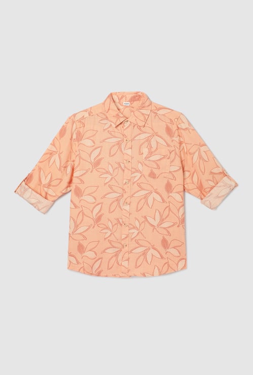 Boys All-Over Printed Shirt