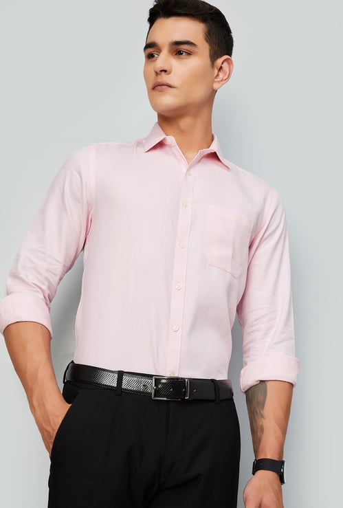 Men Regular Fit Woven Formal Shirt