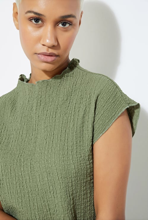 URB_N Women Textured Top