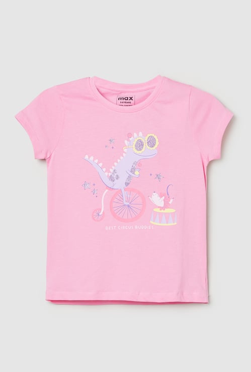 Girls Graphic Printed T-shirt