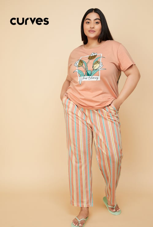 Women Printed PJ Set