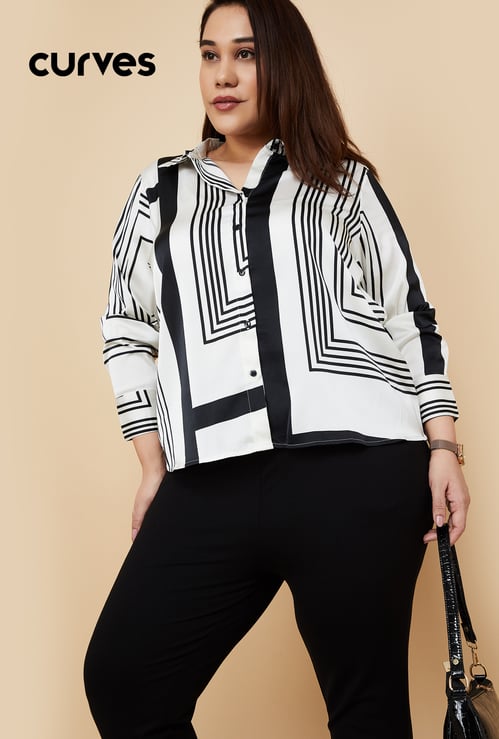 Women Printed Formal Shirt