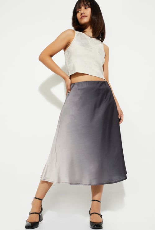 ALAYA F x URB_N Women Ombre A-Line Skirt