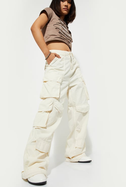 ALAYA F x URB_N Women Practical Cargo Trousers