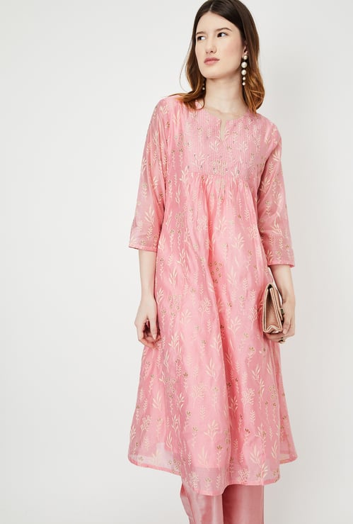 Women Printed Kalidar Kurta