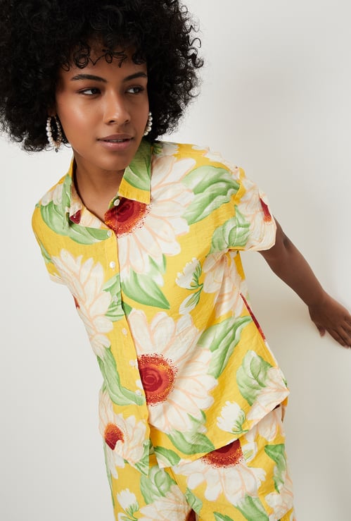 Women Floral Printed Shirt