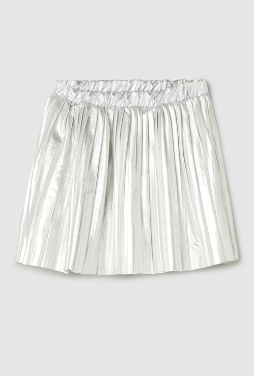 Girls Pleated Mini Skirt