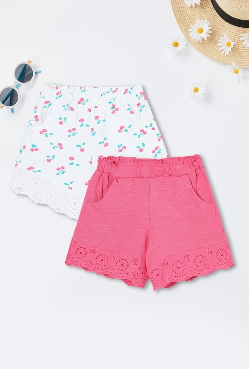 Girls Assorted Shorts - Pack of 2