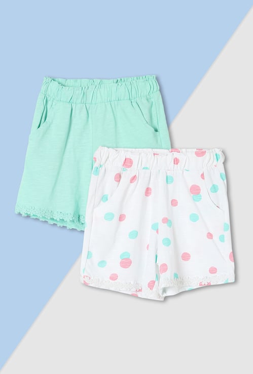 Girls Assorted Shorts - Pack of 2